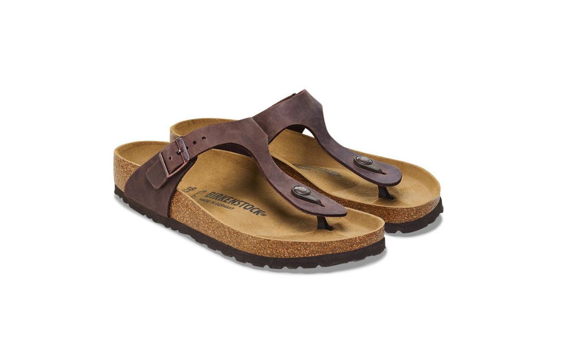 Birkenstock Gizeh Oiled Leather Sandals Habana  Regular