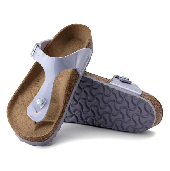 Birkenstock Gizeh Birko-Flor Patent Purple Fog  Regular