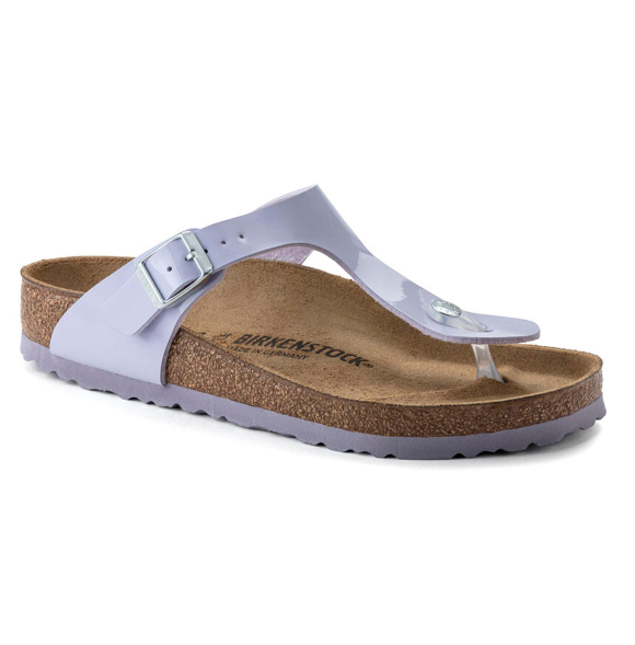 Birkenstock Gizeh Birko-Flor Patent Purple Fog  Regular