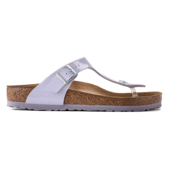 Birkenstock Gizeh Birko-Flor Patent Purple Fog  Regular