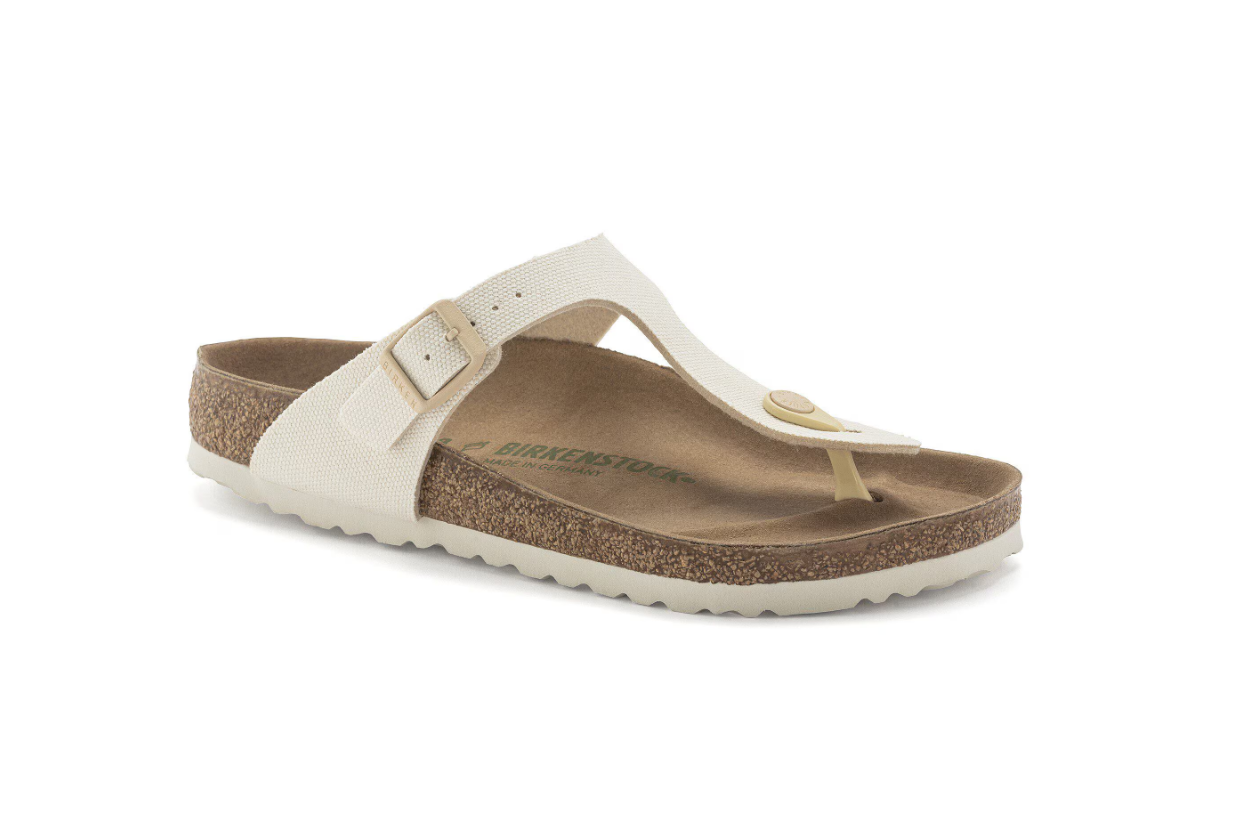 Birkenstock Gizeh Vegan Textile Eggshell  Regular