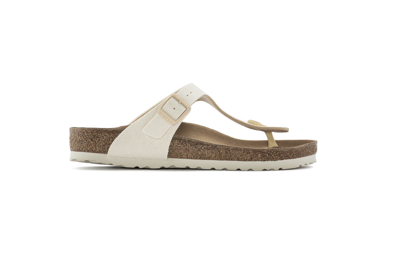 Birkenstock Gizeh Vegan Textile Eggshell  Regular