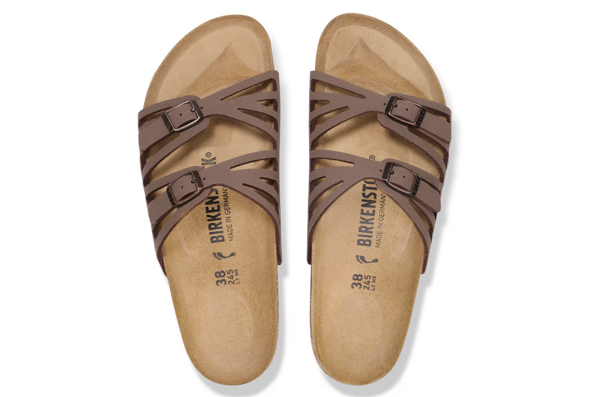 Birkenstock Granada Birkibuc - Mocha, Narrow