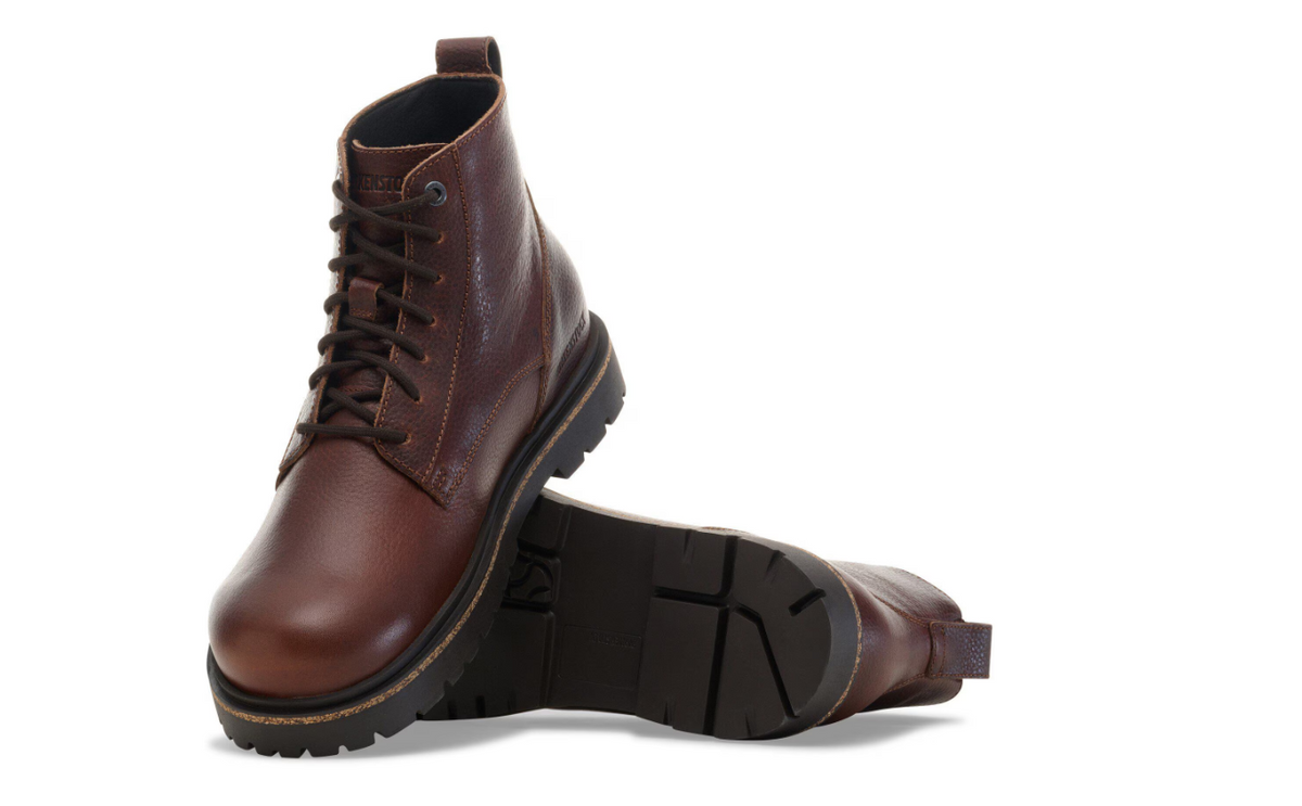 Birkenstock Highwood Lace Mid Men Leather - Chocolate, Regular