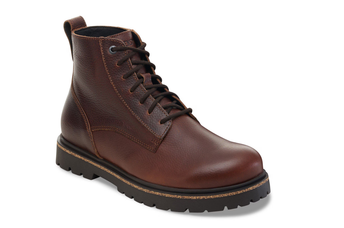 Birkenstock Highwood Lace Mid Men Leather - Chocolate, Regular