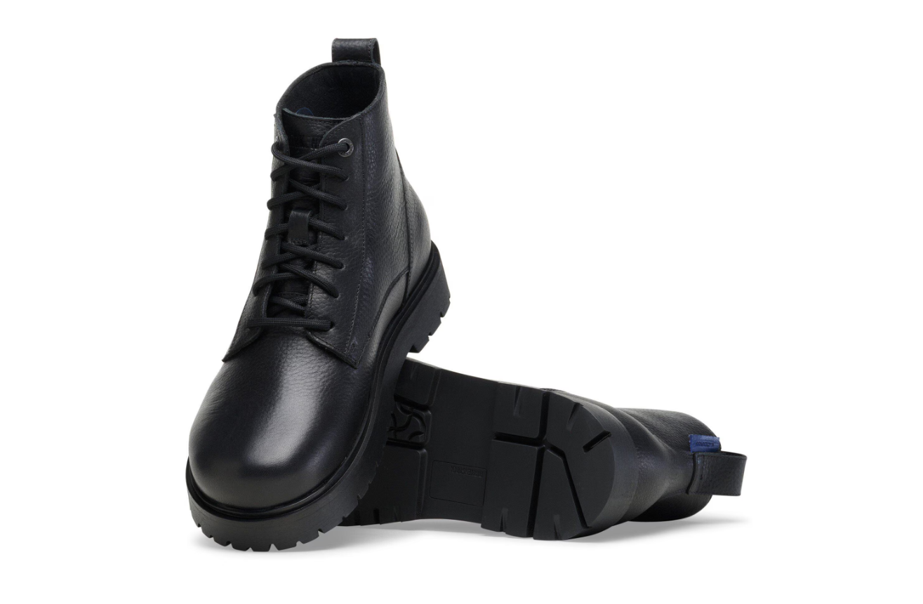 Birkenstock Highwood Mid Waterproof Natural Leather Black  Regular