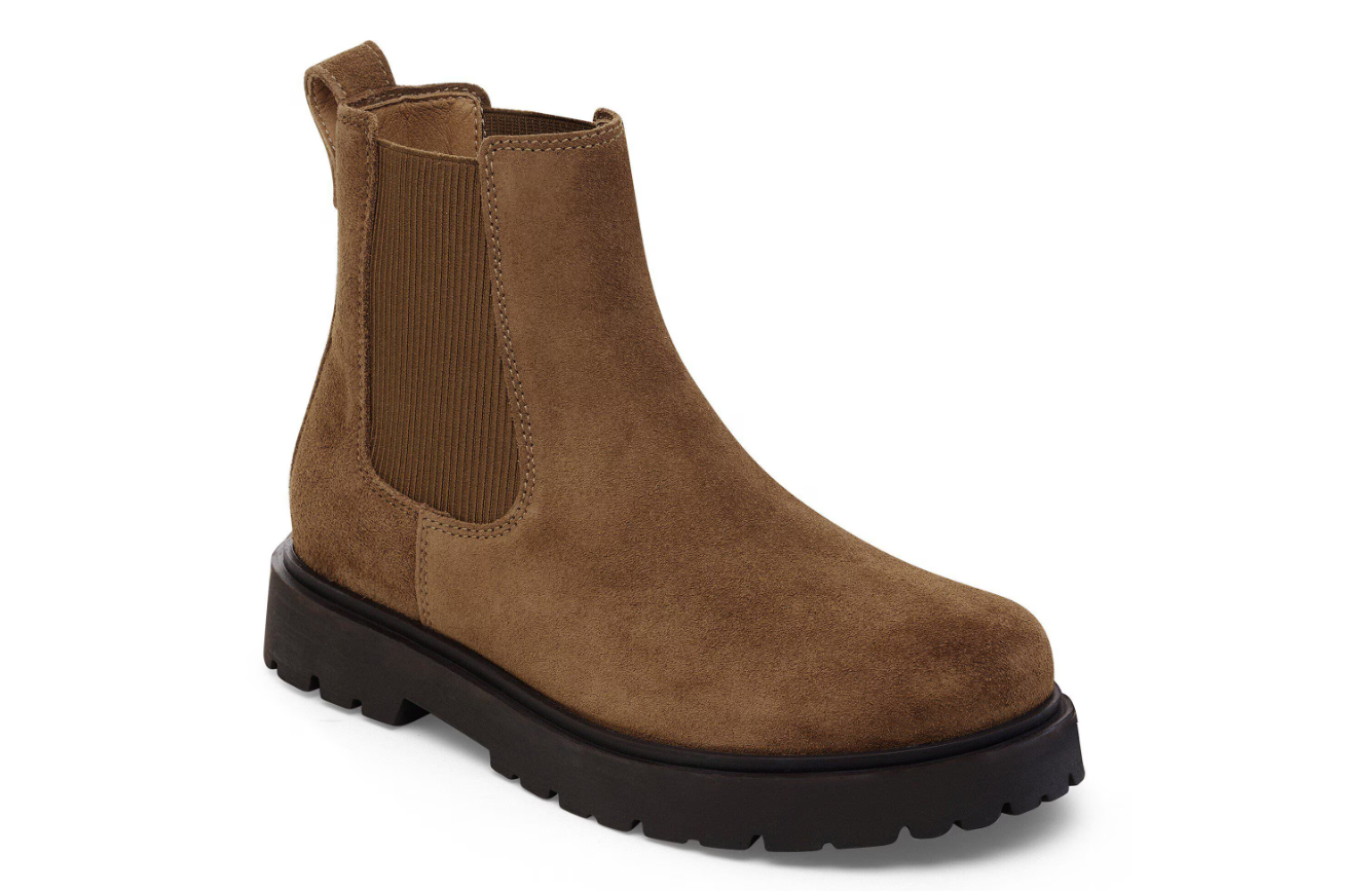 Birkenstock Highwood Slip On Men Suede Leather Dark Tea  Regular
