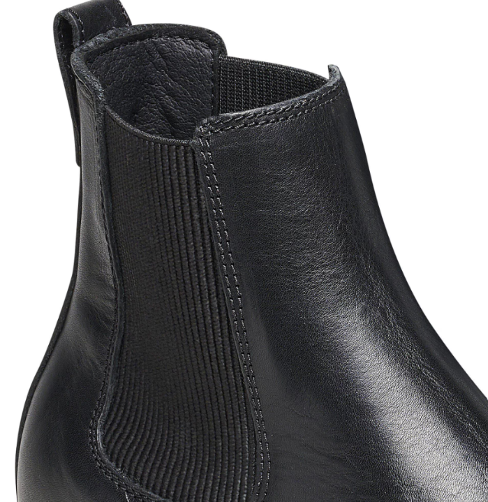 Birkenstock Highwood Slip On Women Natural Leather Black  Narrow