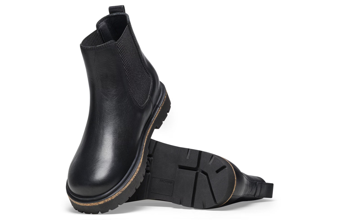 Birkenstock Highwood Slip On Women Natural Leather Black  Regular