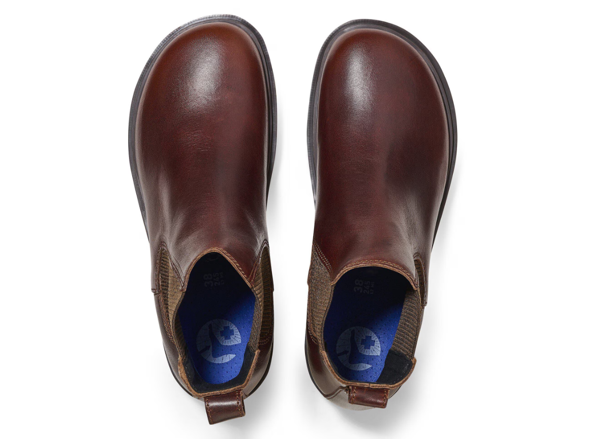 Birkenstock Highwood Slip On Women Natural Leather Chocolate  Regular