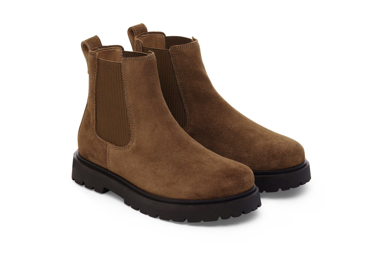 Birkenstock Highwood Slip On Women Suede Leather Dark Tea  Narrow
