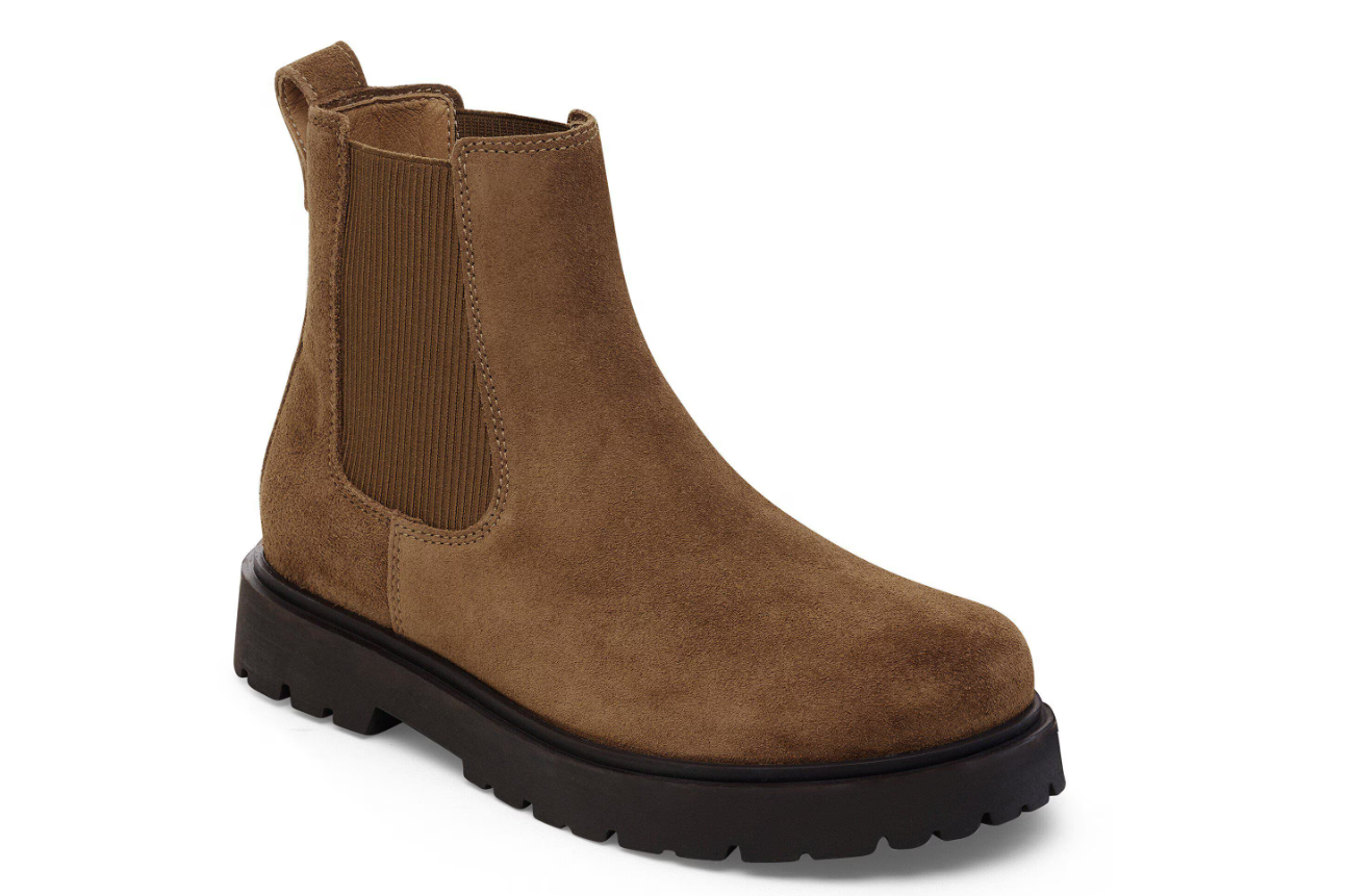 Birkenstock Highwood Slip On Women Suede Leather Dark Tea  Narrow