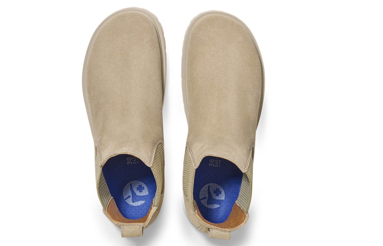 Birkenstock Highwood Slip On Women Suede Leather Taupe  Regular