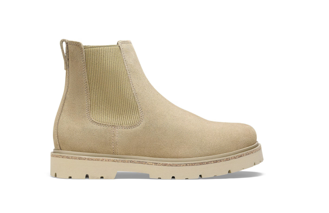 Birkenstock Highwood Slip On Women Suede Leather Taupe  Regular