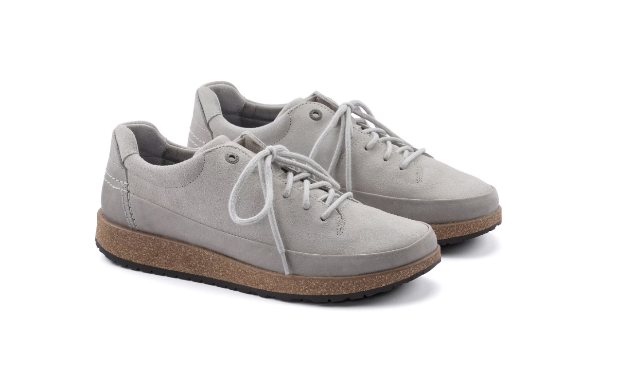 Birkenstock Honnef Low Suede Leather Whale Gray  Narrow
