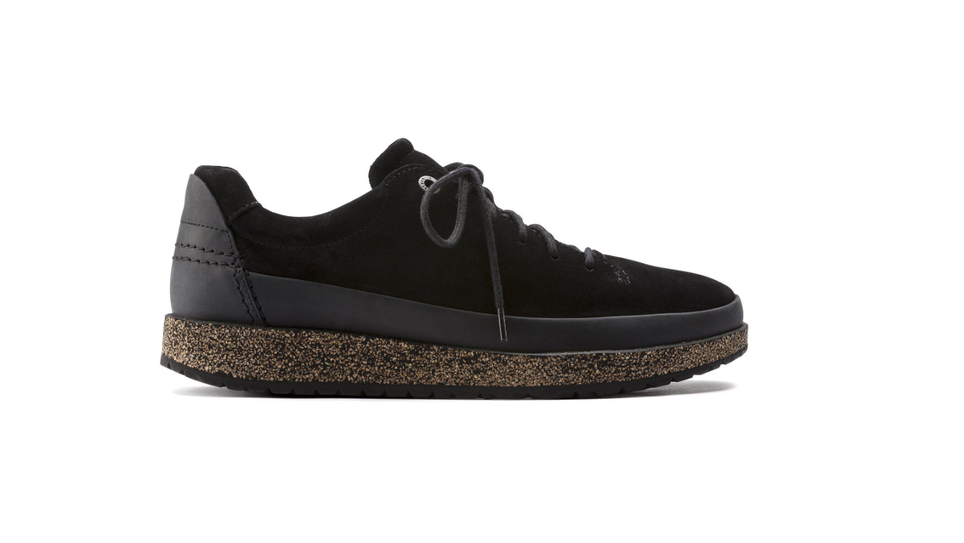 Birkenstock Honnef Low Suede Leather Black  Narrow