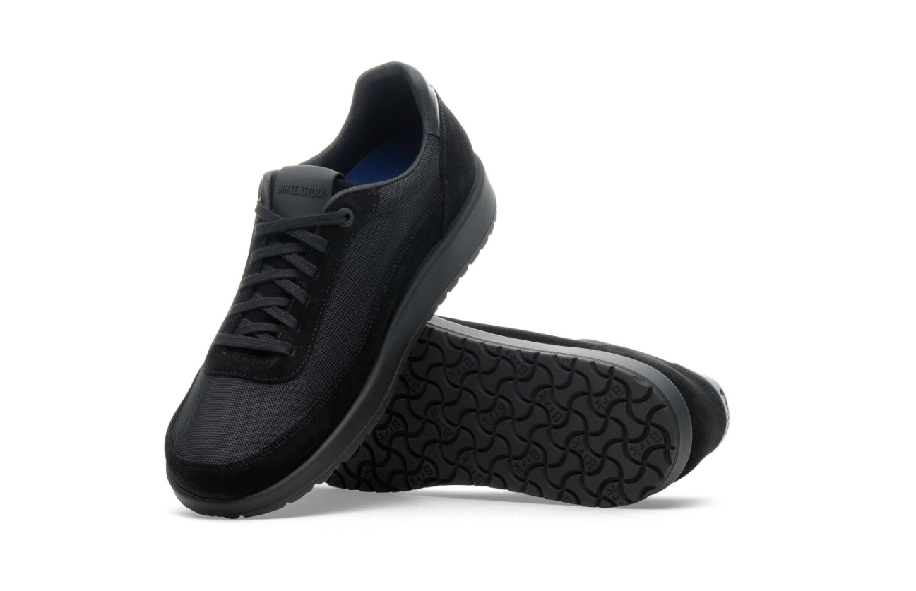 Birkenstock Honnef City Natural Leather/Textile Black/Black  Regular