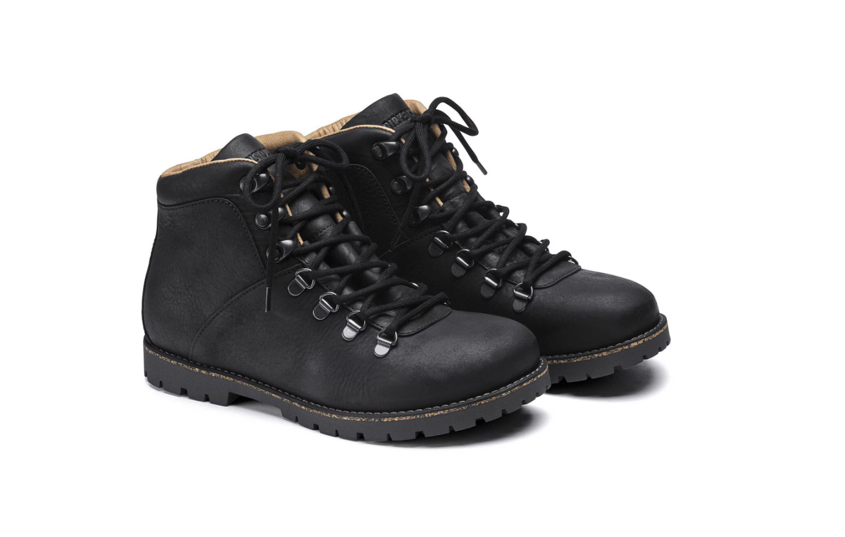 Birkenstock Jackson Nubuck Leather Black  Narrow