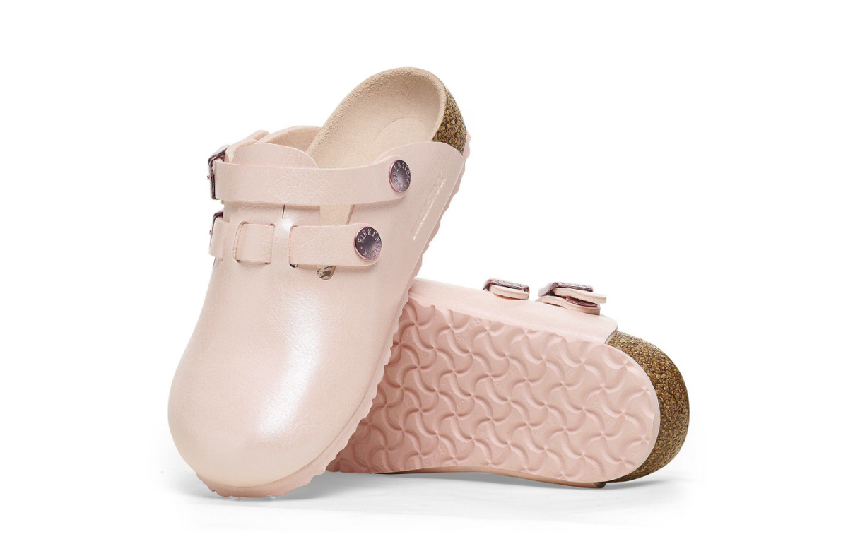 Birkenstock Kay Kids Birko-Flor Clog Graceful Light Rose  Narrow