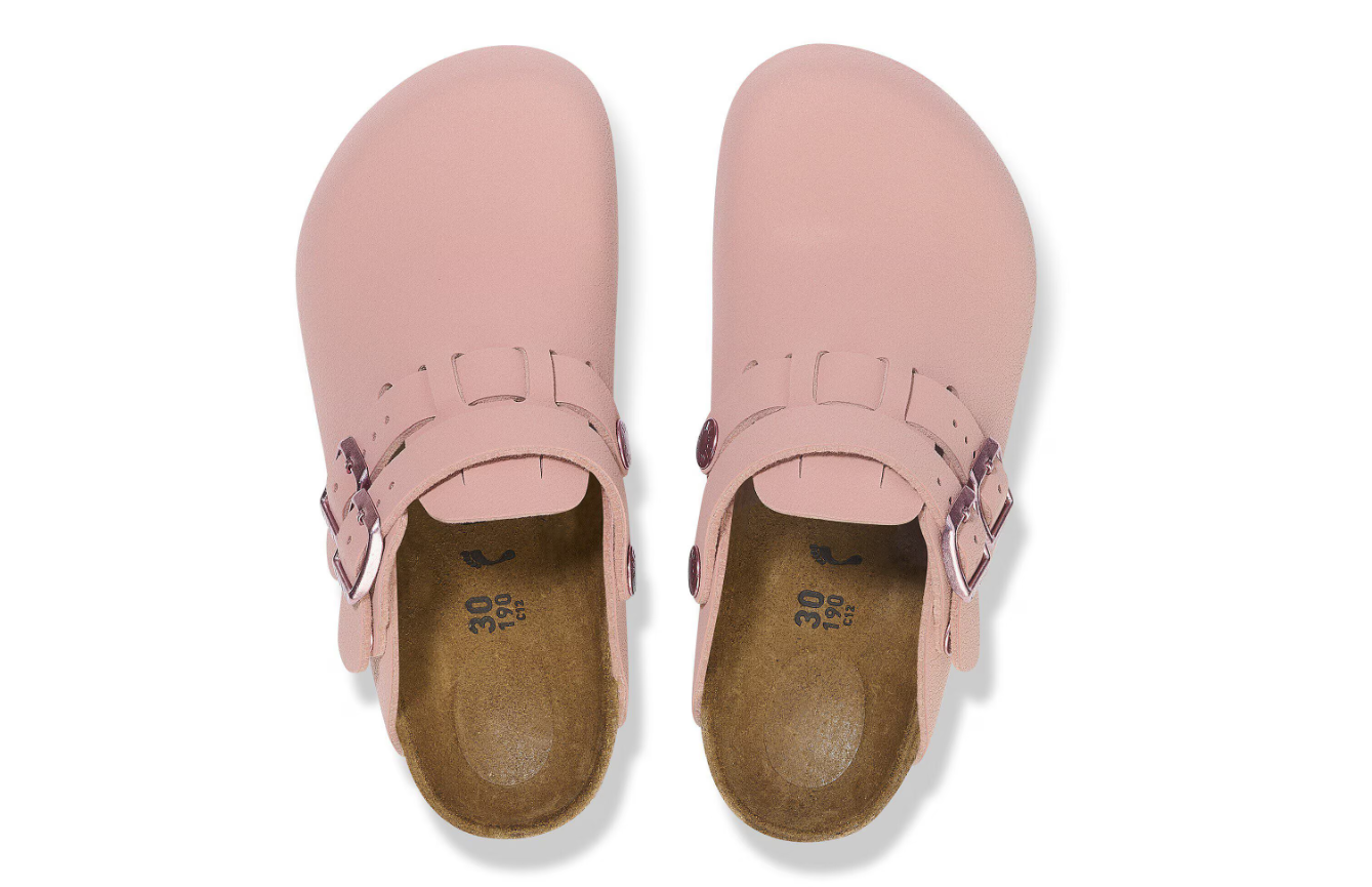 Birkenstock Kay Kids Birkibuc Pink Clay  Narrow