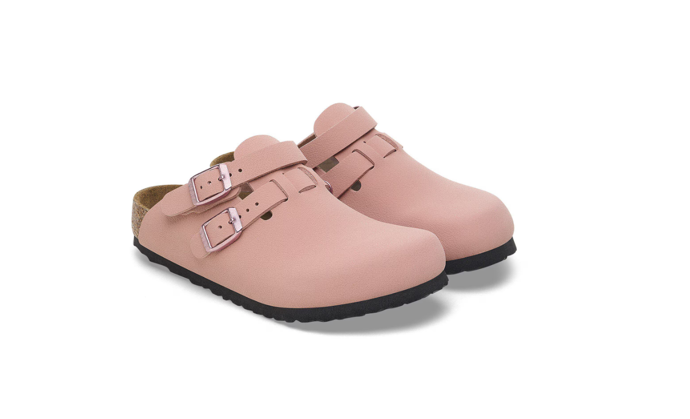 Birkenstock Kay Kids Birkibuc Pink Clay  Narrow