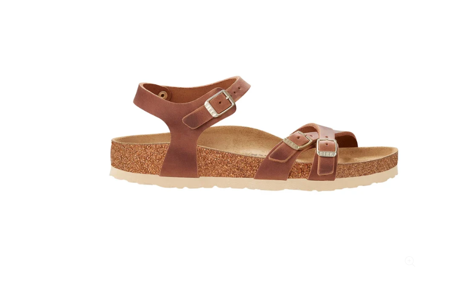 Birkenstock Kumba Oiled Leather Cognac Sandal  Regular