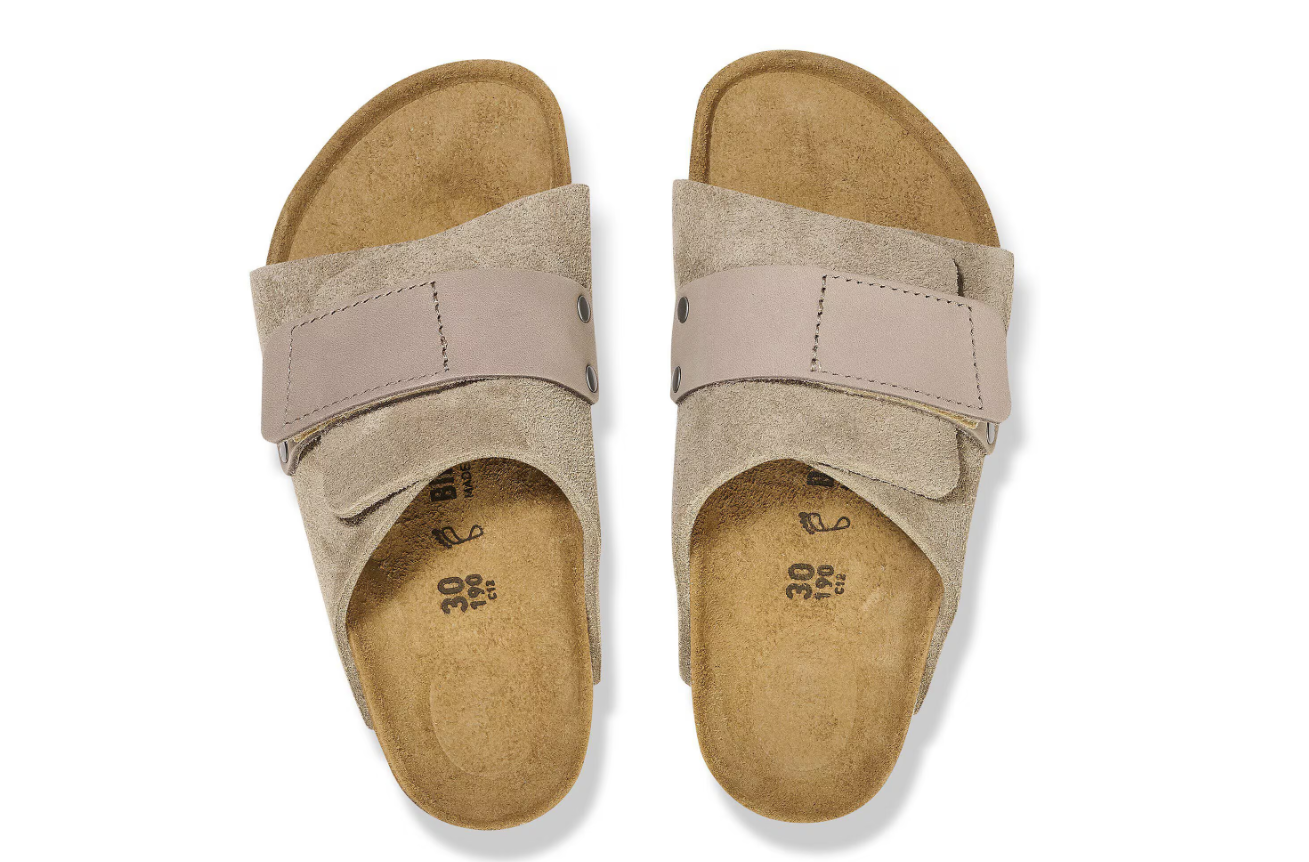 Birkenstock Kyoto Kids Suede Leather Nubuck  Narrow