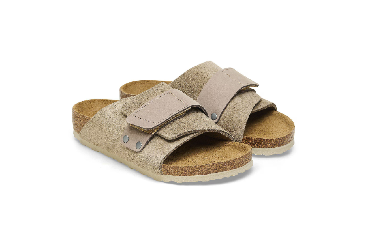 Birkenstock Kyoto Kids Suede Leather Nubuck  Narrow