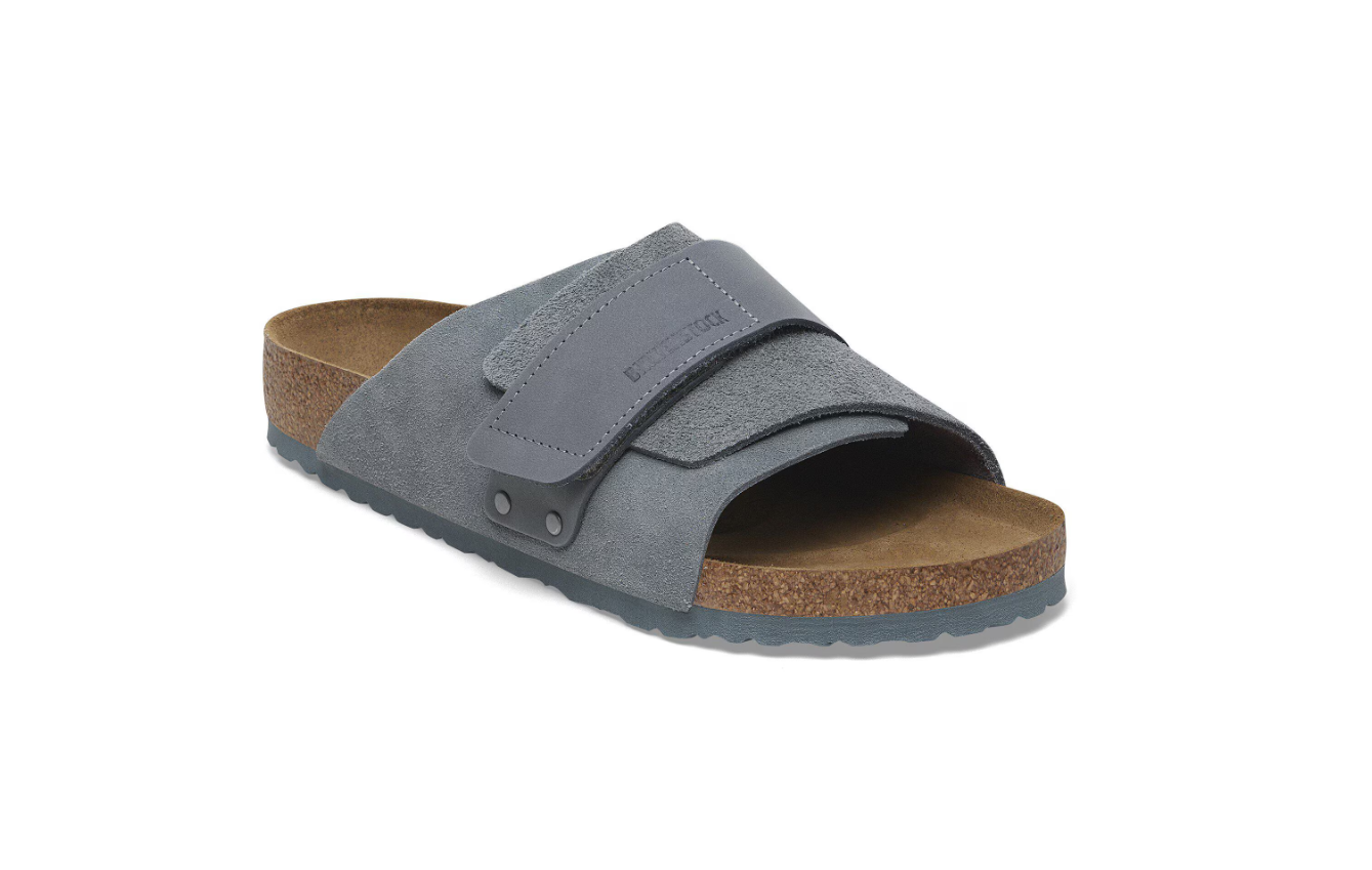 Birkenstock Kyoto Nubuck Leather/Suede Basalt Gray  Narrow