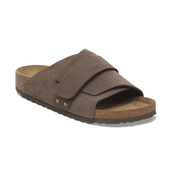Birkenstock Kyoto Concrete Gray Nubuck Leather/Suede  Narrow