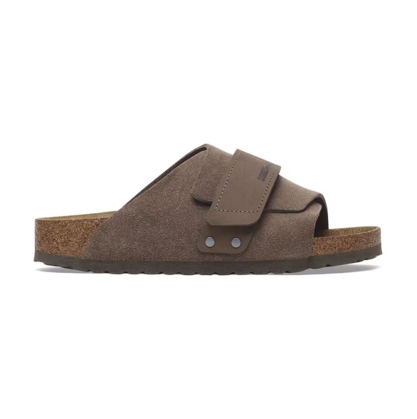 Birkenstock Kyoto Concrete Gray Nubuck Leather/Suede  Narrow