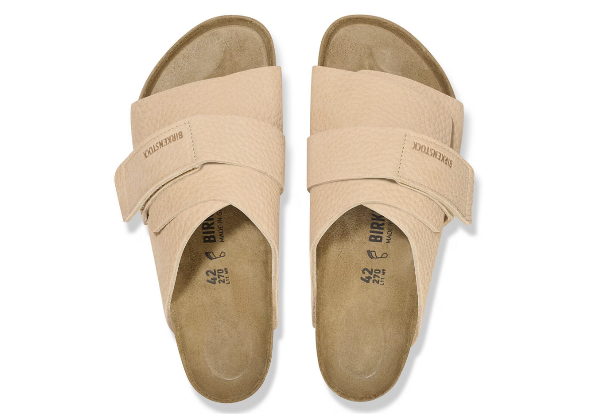 Birkenstock Kyoto Nubuck Leather Desert Buck New Beige  Regular