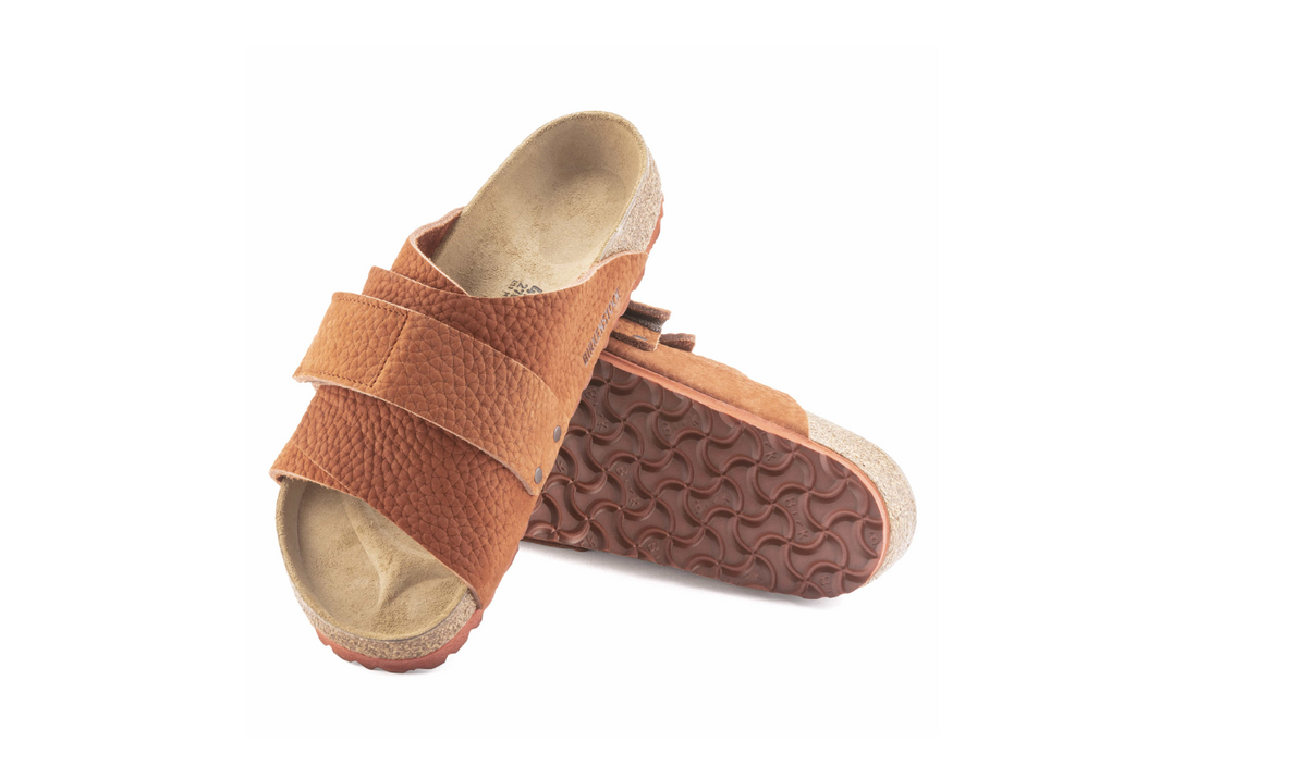 Birkenstock Kyoto Nubuck Leather Desert Buck Burnt Clay  Regular