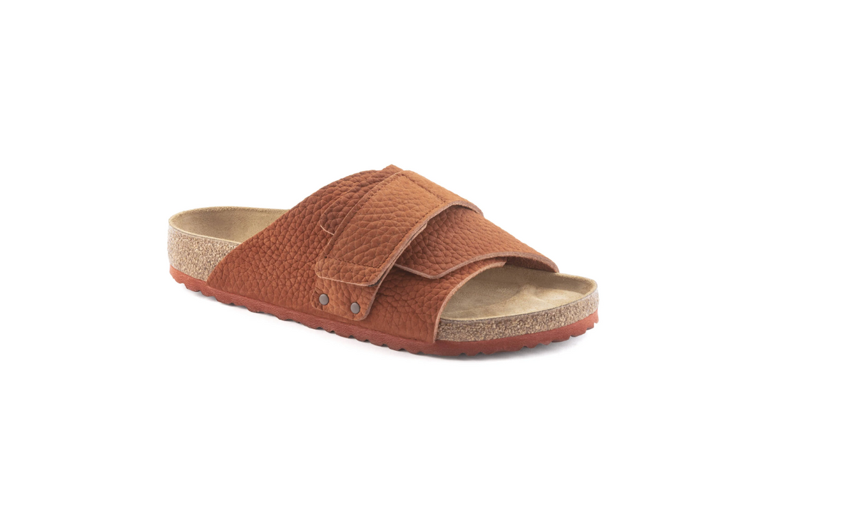 Birkenstock Kyoto Nubuck Leather Desert Buck Burnt Clay  Regular