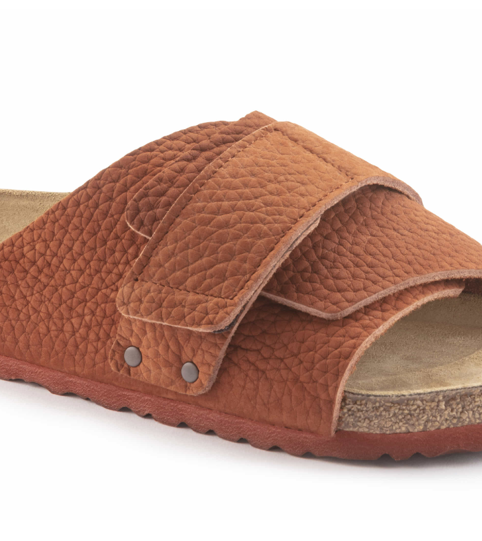 Birkenstock Kyoto Nubuck Leather Desert Buck Burnt Clay  Regular