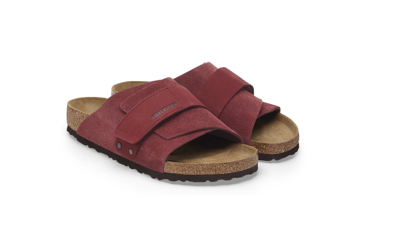 Birkenstock Kyoto Nubuck-Suede Leather Zinfandel  Narrow