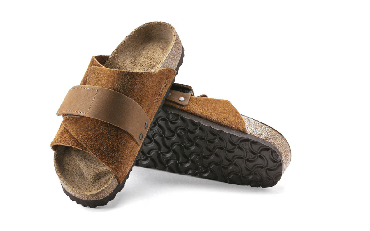 Birkenstock Kyoto Nubuck-Suede Leather  - MInk, Narrow