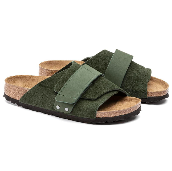 Birkenstock Kyoto VL NU Suede Nubuck Mountain View Green  Regular