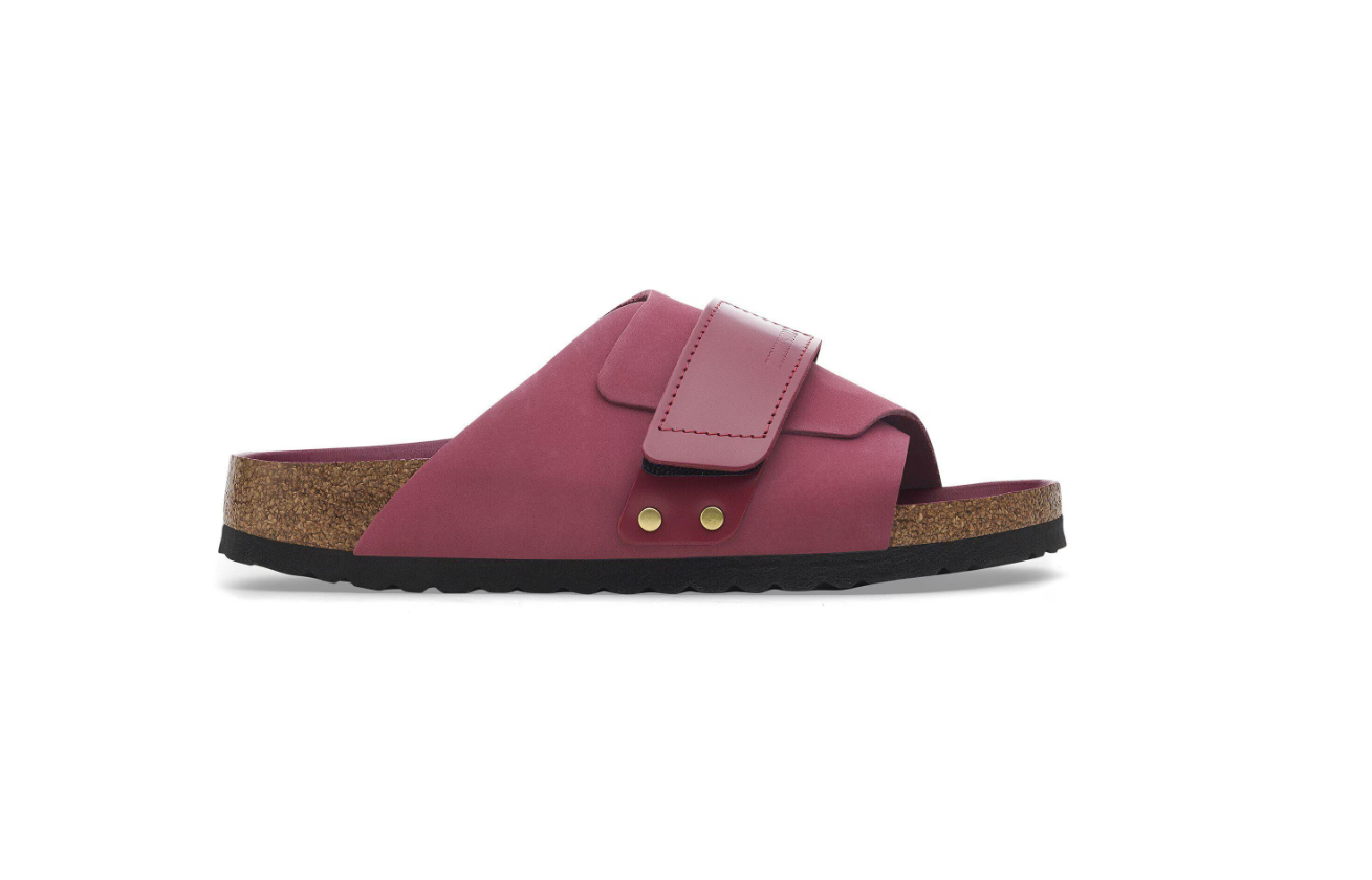 Birkenstock Kyoto Nubuck Leather Berry Crush  Narrow