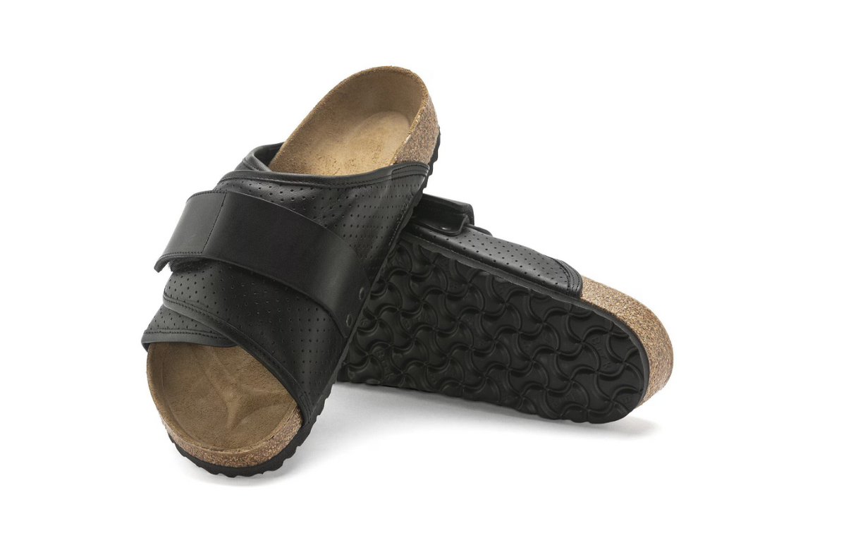 Birkenstock Kyoto Leather Puff Pack Black  Regular
