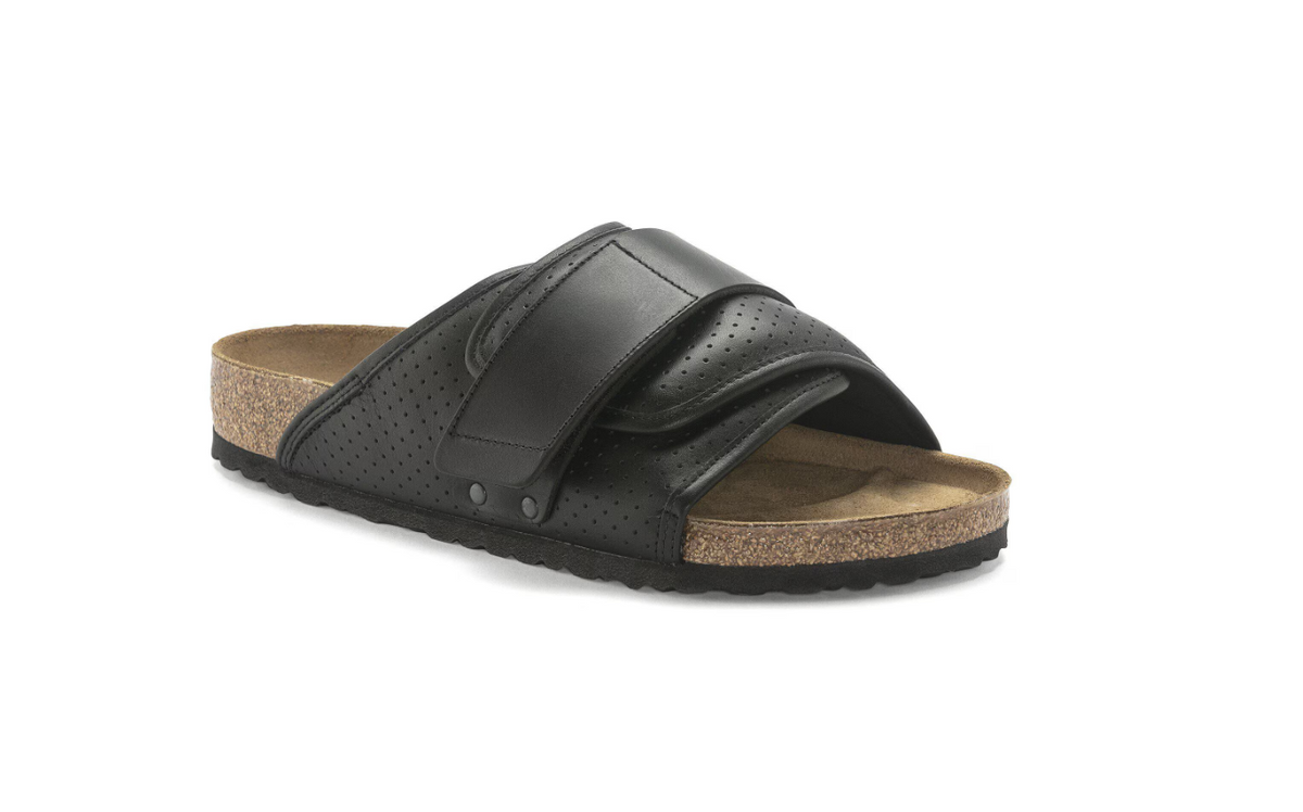 Birkenstock Kyoto Leather Puff Pack Black  Regular