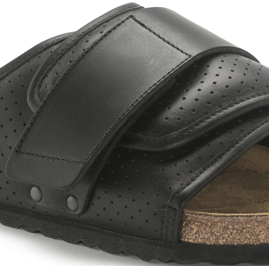 Birkenstock Kyoto Leather Puff Pack Black  Regular