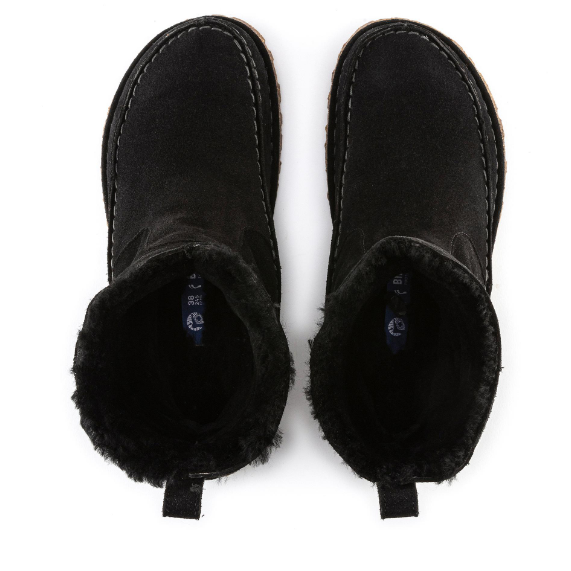 Birkenstock Lahti Suede Leather Black Boots  Regular