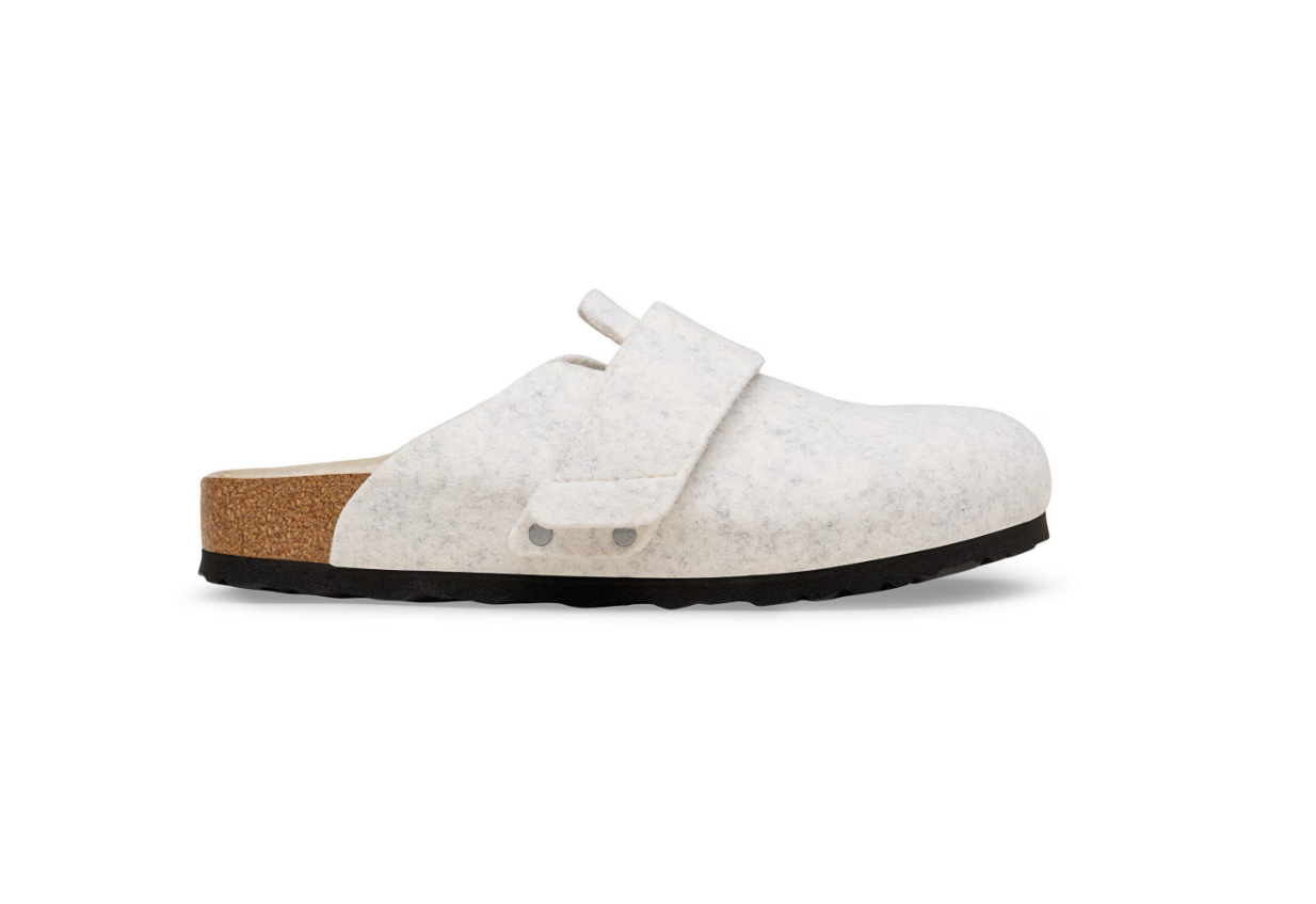 Birkenstock Loma Shearling Felt Oyster Narrow