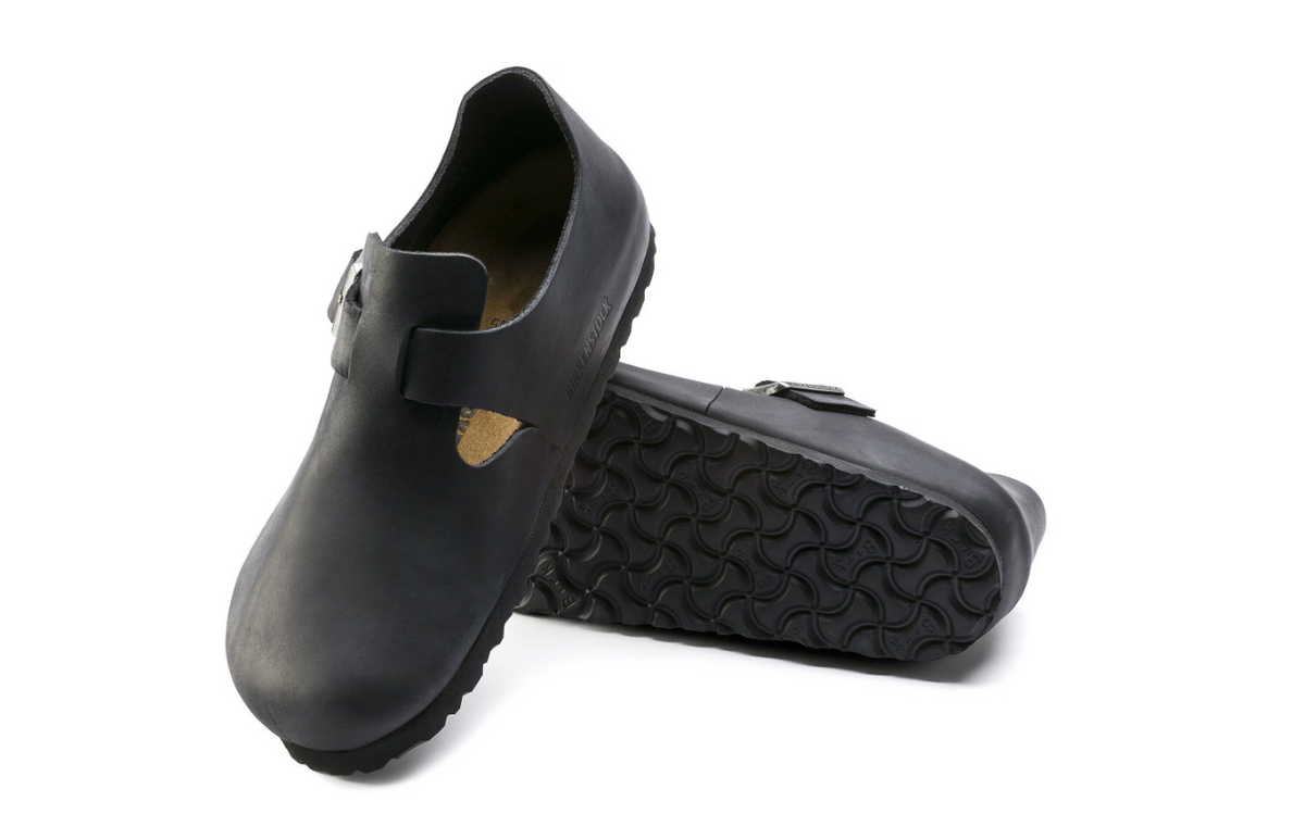 Birkenstock London Oiled Leather - Black, Regular