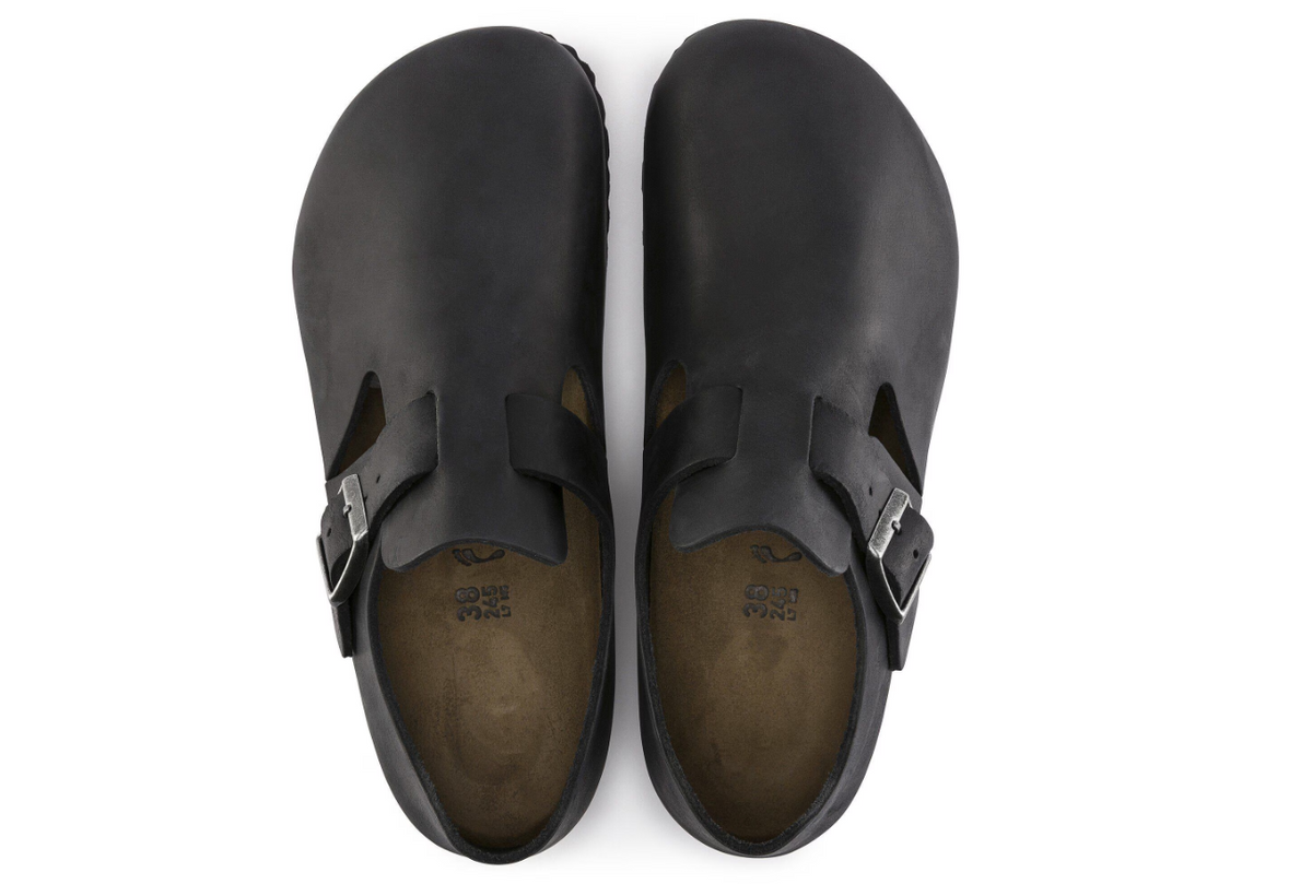 Birkenstock London Oiled Leather - Black, Regular