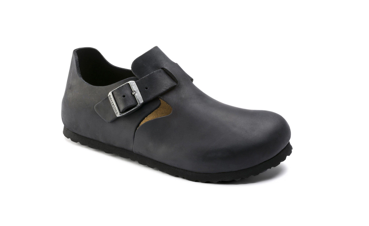 Birkenstock London Oiled Leather - Black, Regular