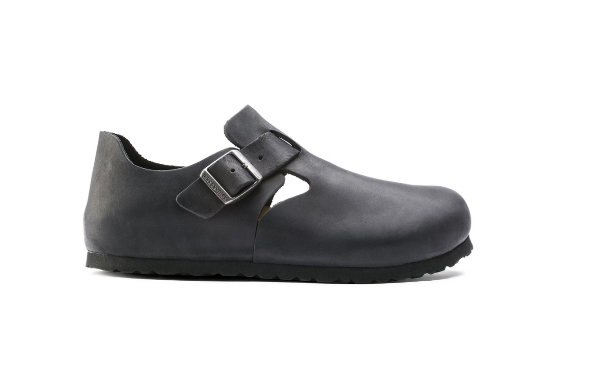 Birkenstock London Oiled Leather - Black, Regular