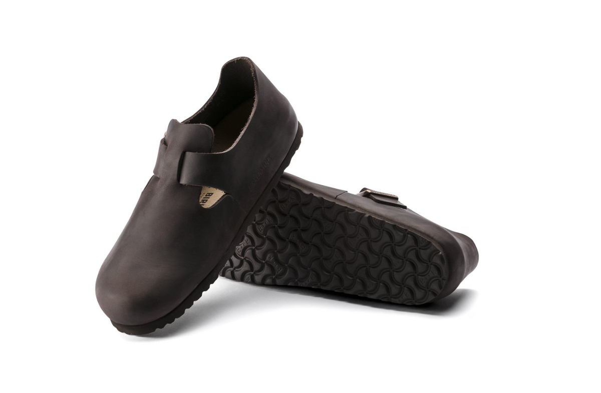 Birkenstock London Oiled Leather - Habana, Narrow