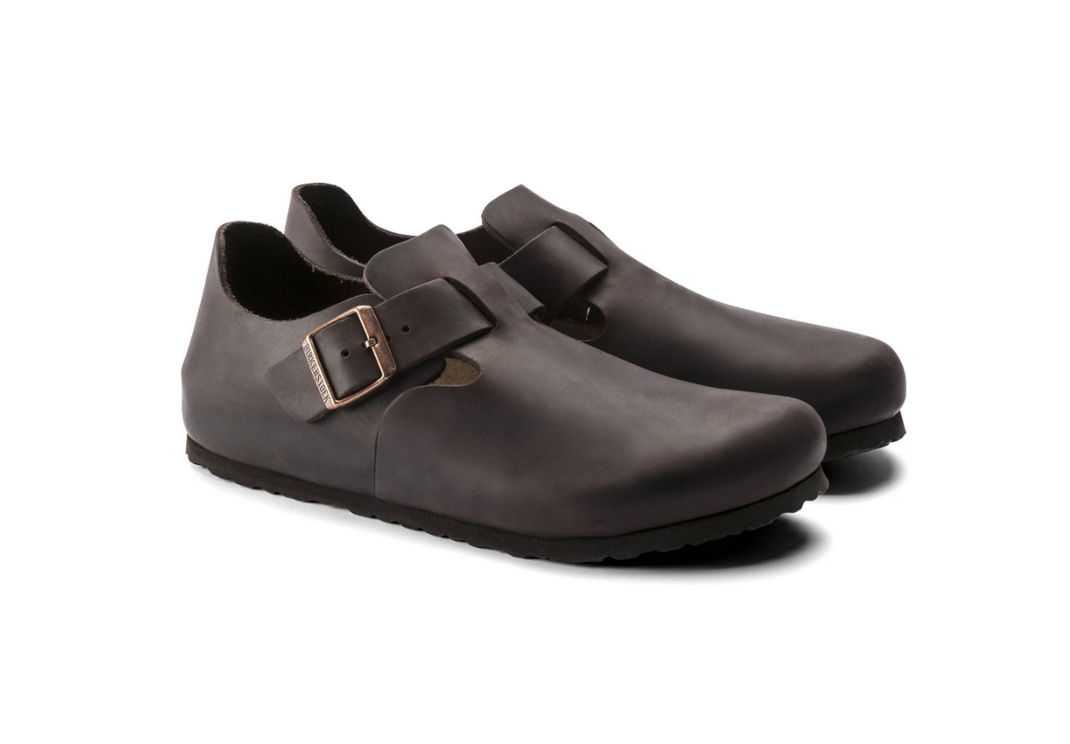 Birkenstock London Oiled Leather - Habana, Narrow